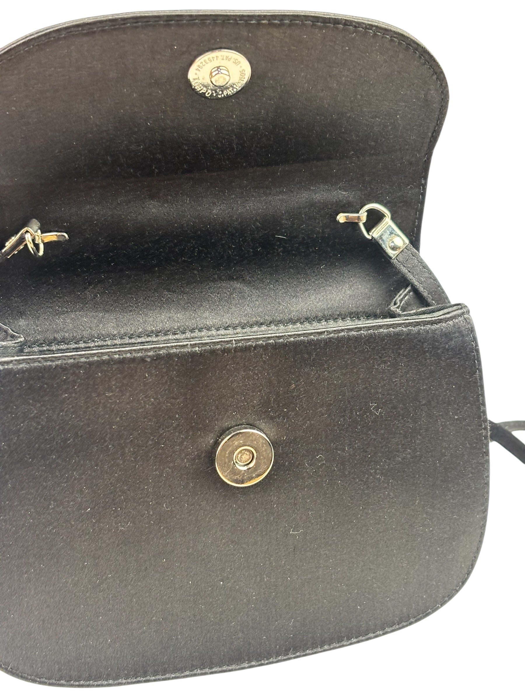Gucci Vintage Satin Horsebit Top Handle Bag