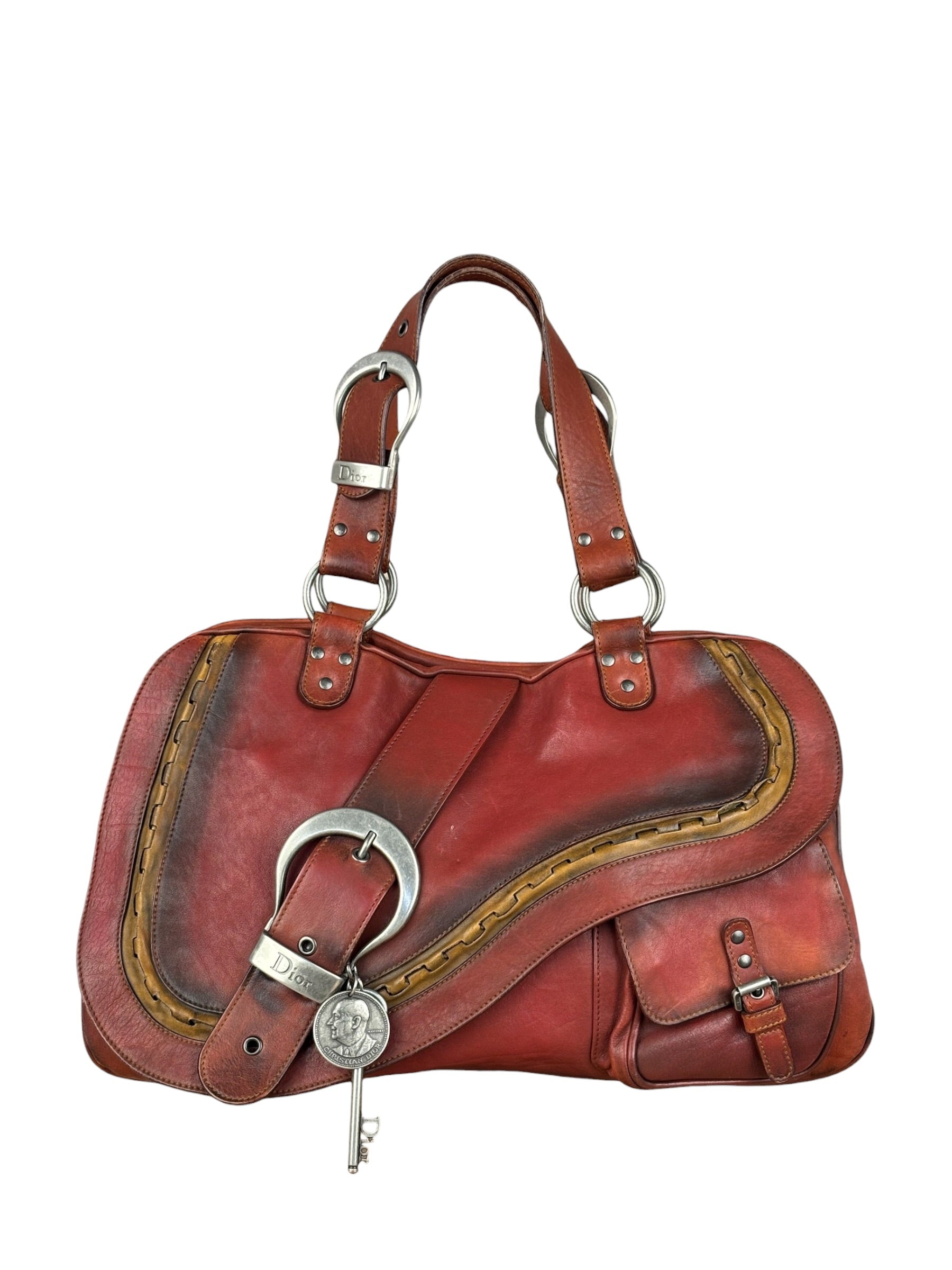 Christian Dior Vintage Gaucho Saddle Shoulder Bag