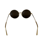 Celine Vintage Gold Round Frame Sunglasses