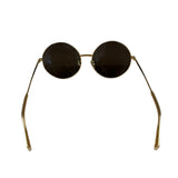 Celine Vintage Gold Round Frame Sunglasses