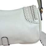 Gucci Limited Edition White Leather Marrakech Satchel Shoulder Bag