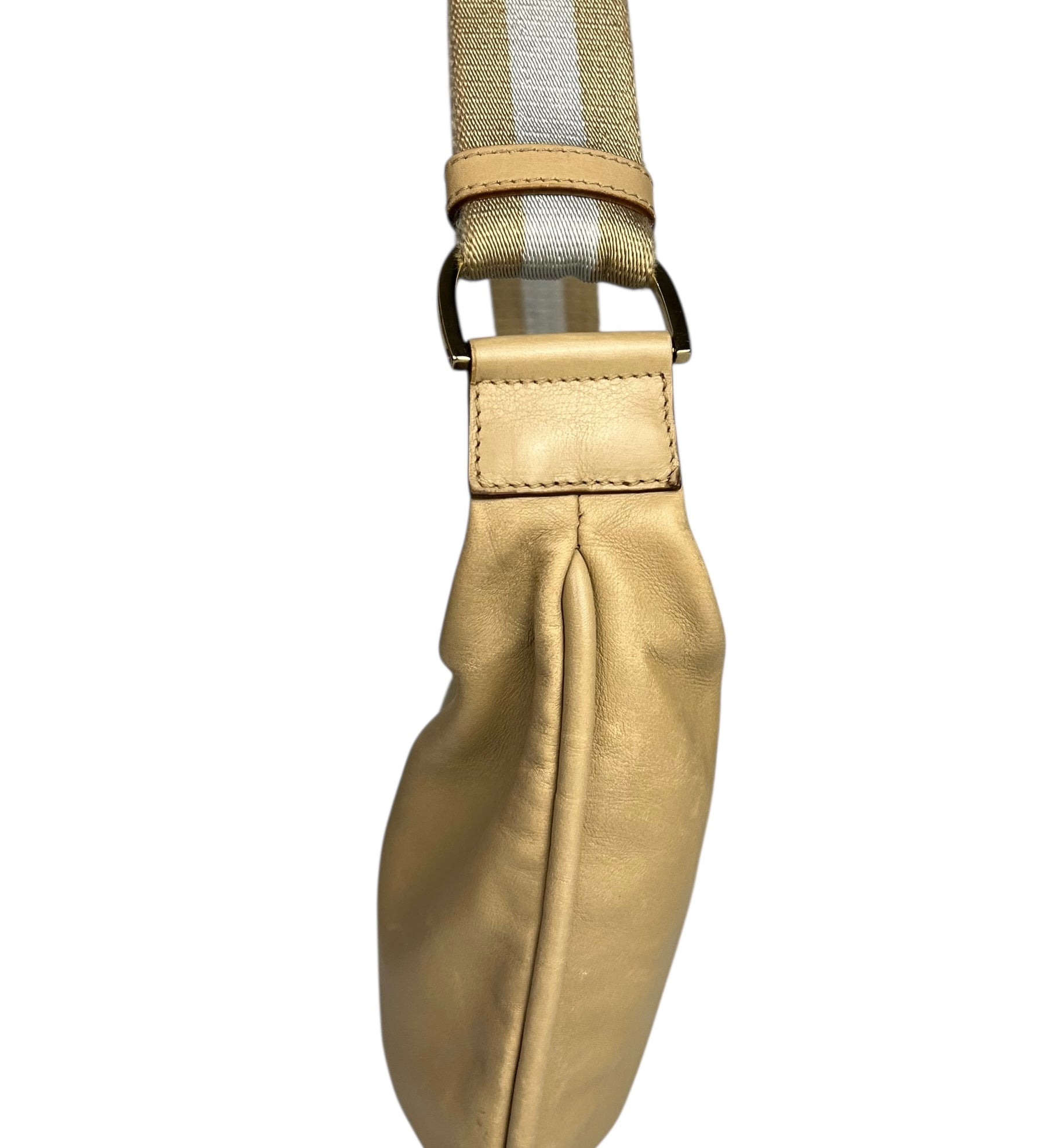 Gucci Beige Leather Vintage Hobo Bag