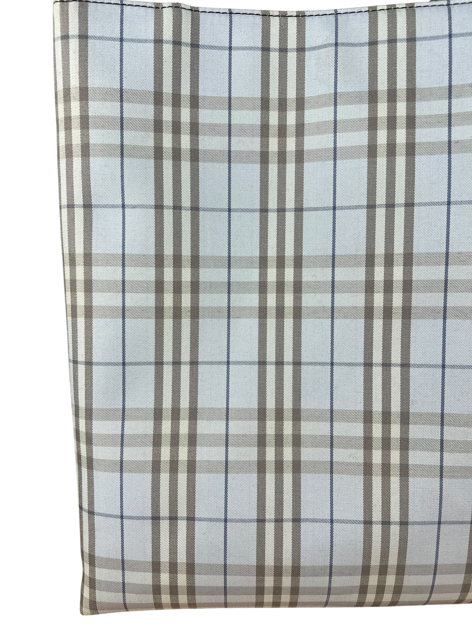 Burberry Blue London Tote Bag