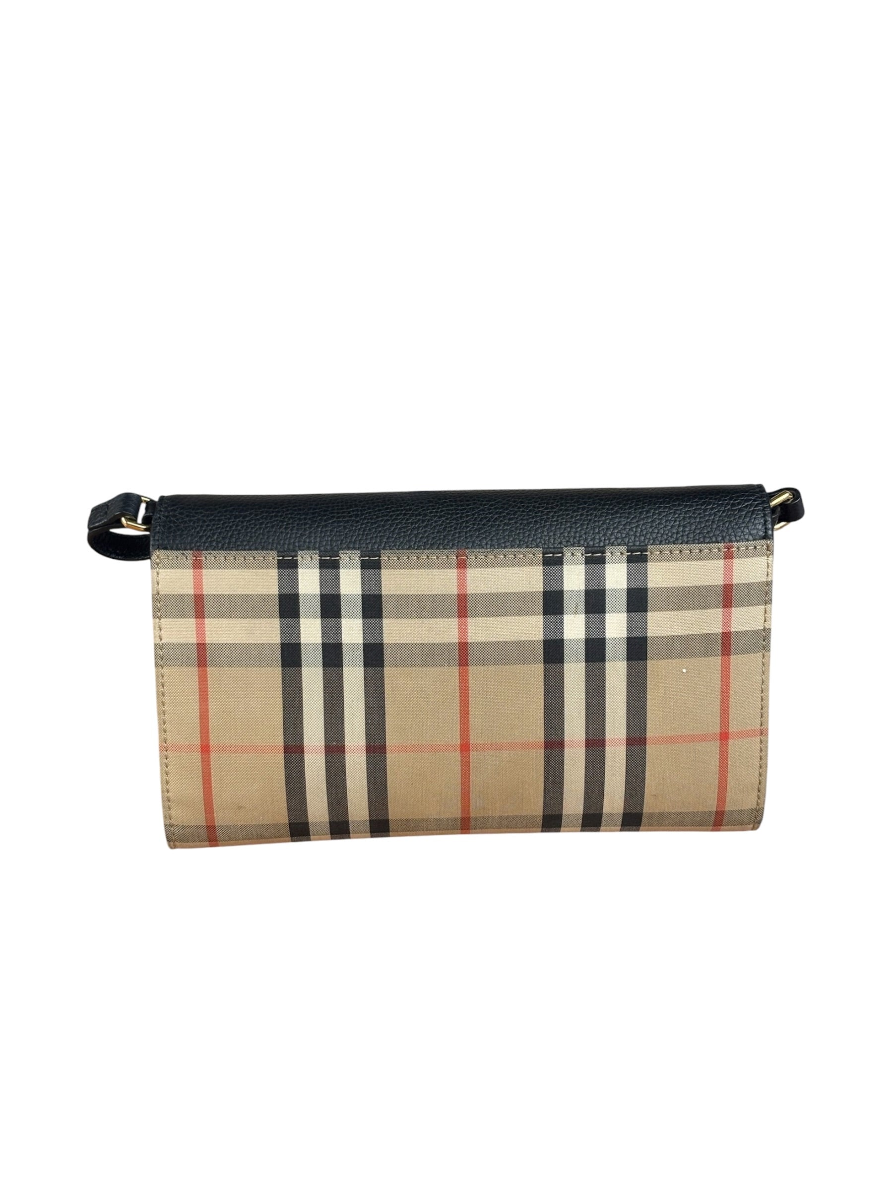 Burberry Check Hannah Envelope Shoulder Bag