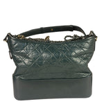 Chanel Green Calfskin Medium Gabrielle Hobo Bag 2018