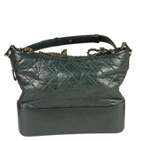 Chanel Green Calfskin Medium Gabrielle Hobo Bag 2018