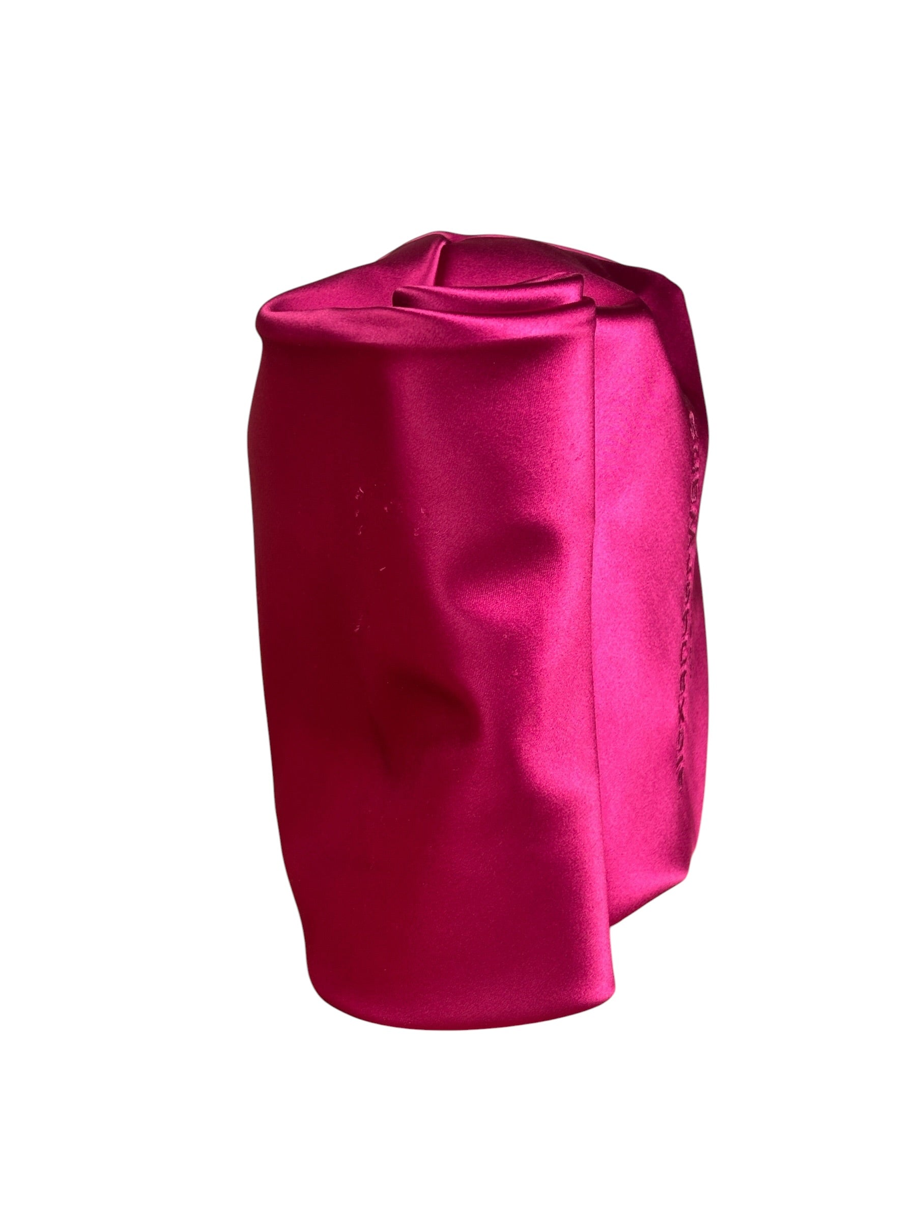 Alexander Wang Fuchsia Pink Satin Lunch Clutch