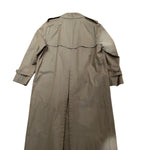Burberry Long Button-Up Trench Coat
