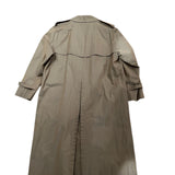 Burberry Long Button-Up Trench Coat