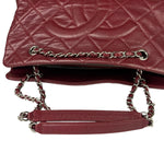 Chanel Burgundy Caviar Quilted Leather Tote 2010