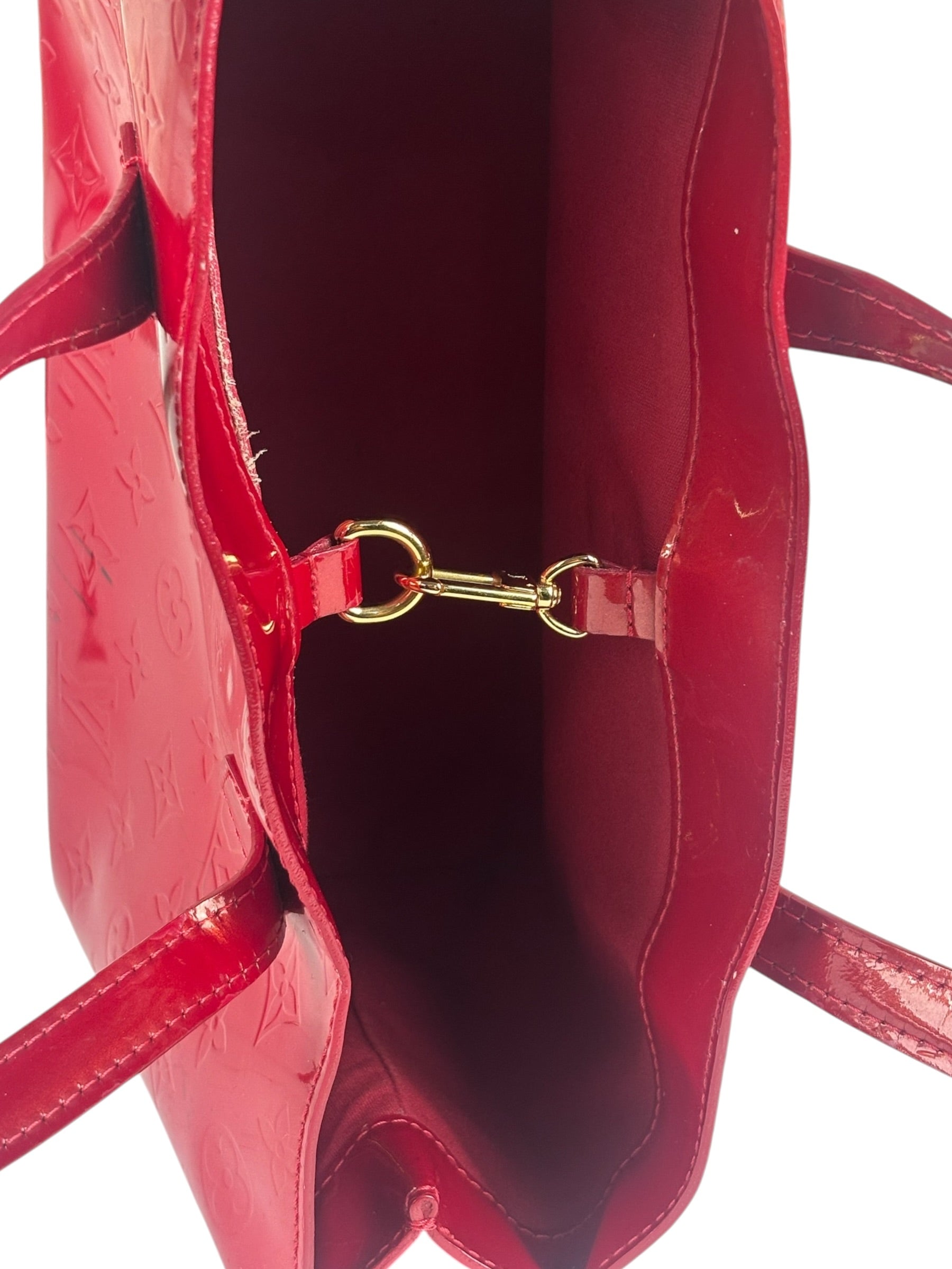 Louis Vuitton Monogram Red Vernis Wilshire PM