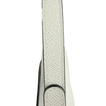 Christian Dior White Leather Saddle Hand Bag