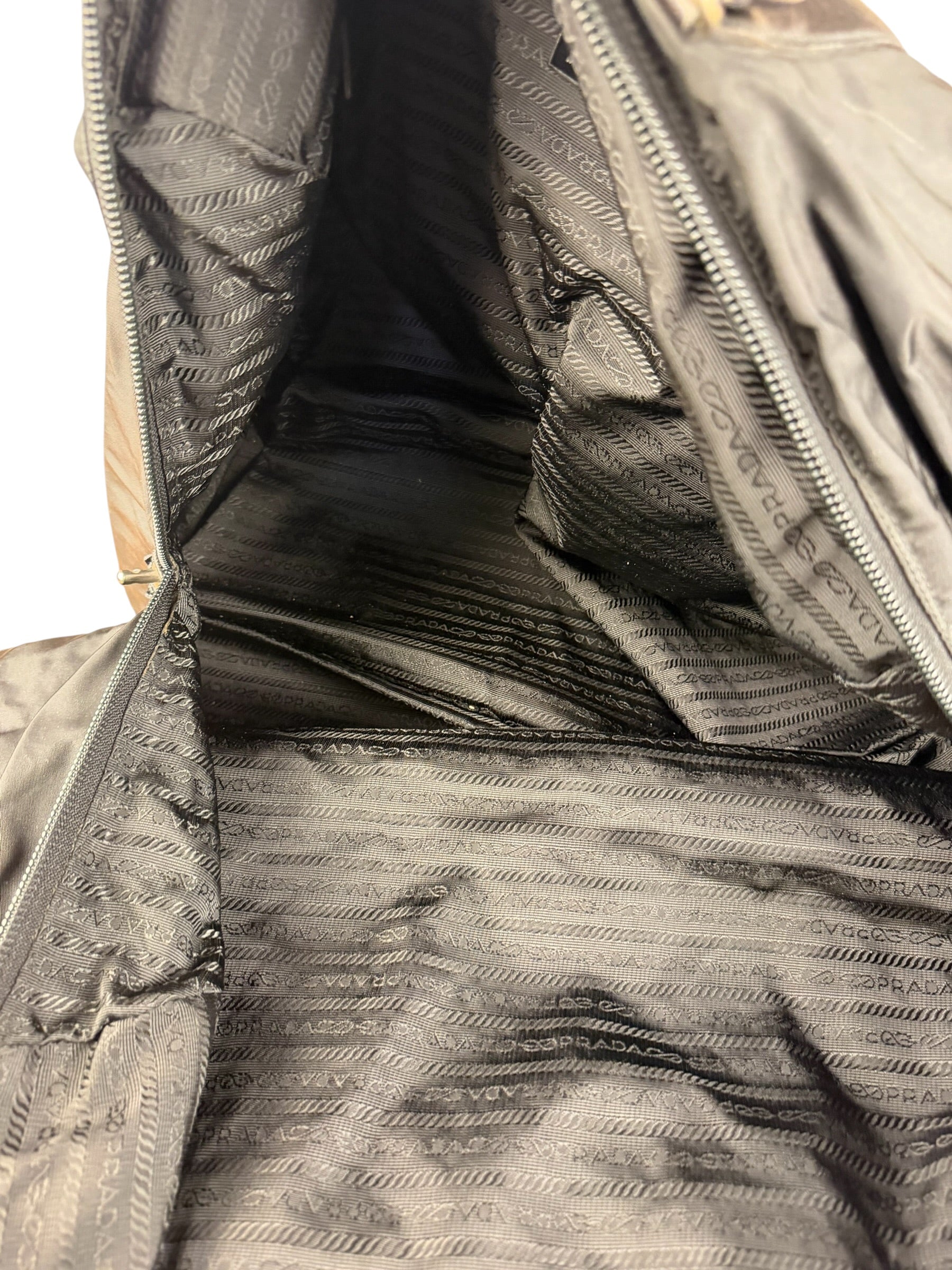 Prada Black Nylon Saffiano Travel Bag