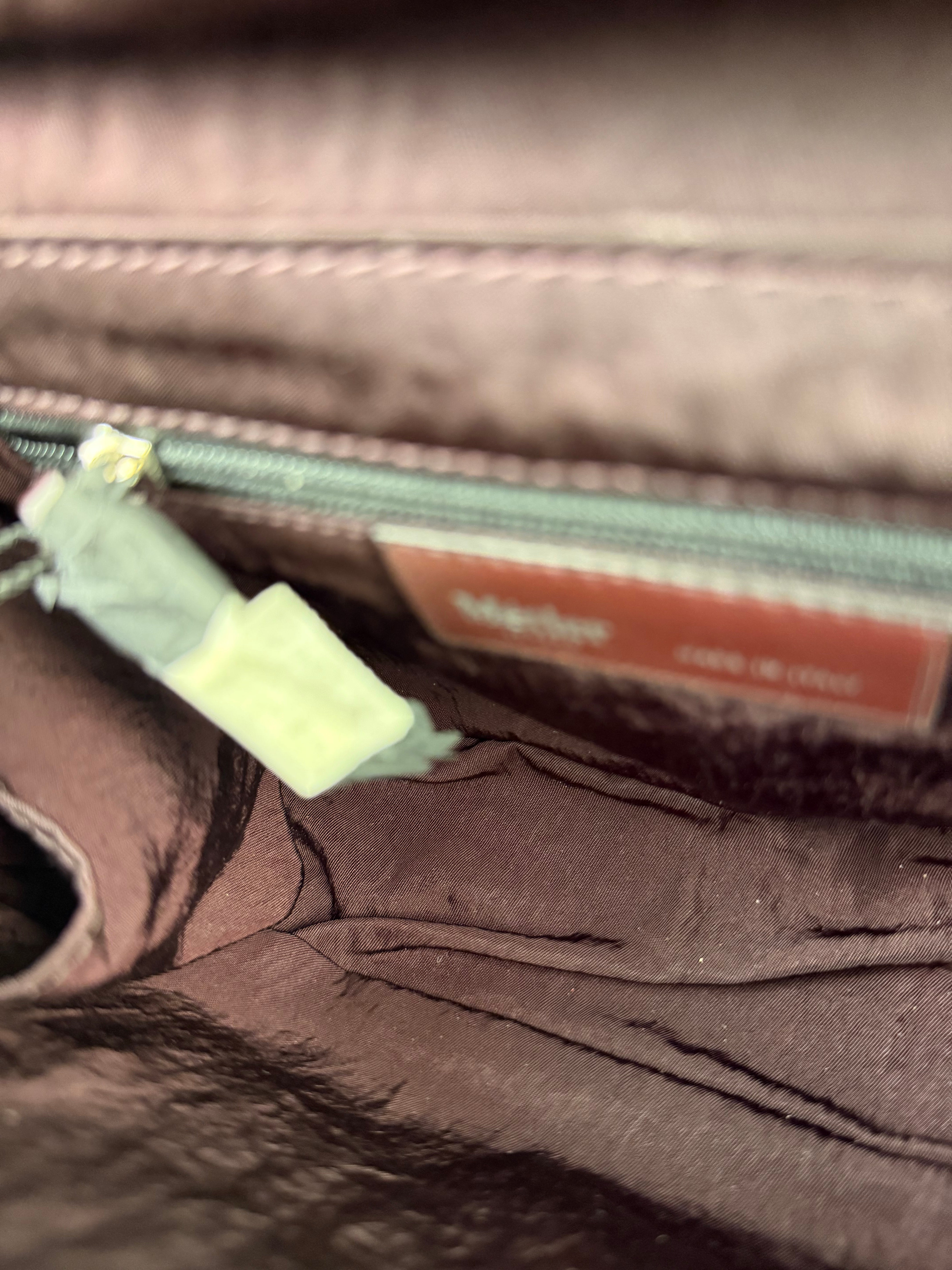 Metier Brown Leather Long Haul Toiletry Bag