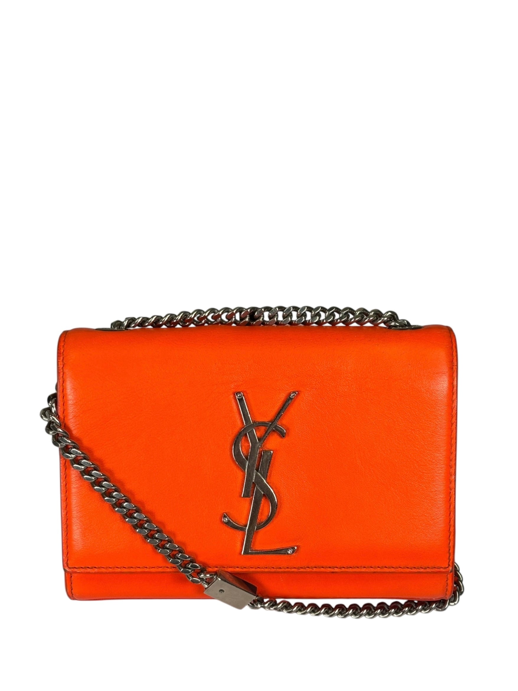 Yves Saint Laurent Orange Small Kate Crossbody Bag