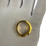 Hermes Gold Belt Buckle Scarf Ring
