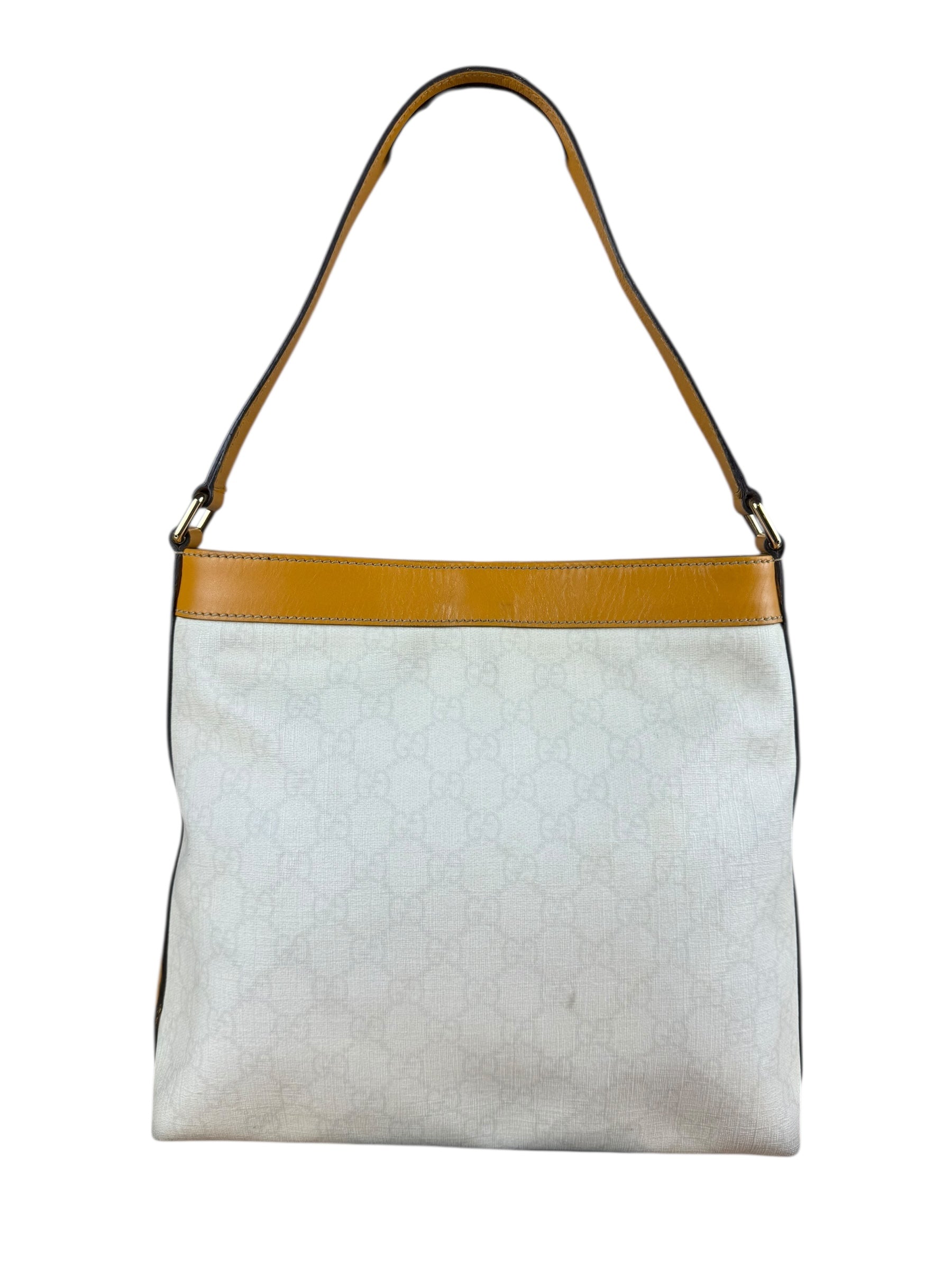 Gucci Vintage Tattoo Heart GG Shoulder Bag