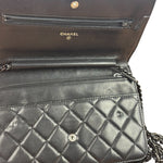 Chanel Black Quilted Lambskin Boy Flap Wallet On Chain 2014