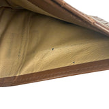 Bottega Veneta Brown Intercciato Bifold Wallet