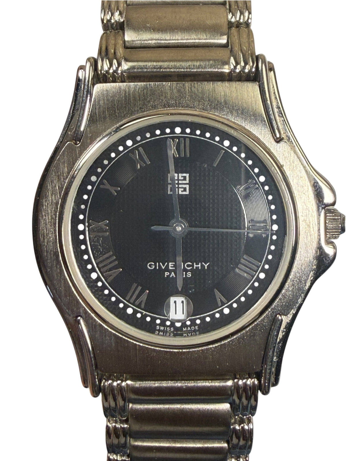 Givenchy Black Roman Numeral Dial Date-Adjust