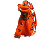 Balenciaga Orange Leather XS Le Cagole Shoulder Bag