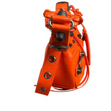 Balenciaga Orange Leather XS Le Cagole Shoulder Bag