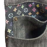 Louis Vuitton Grey Denim Cropped Pants