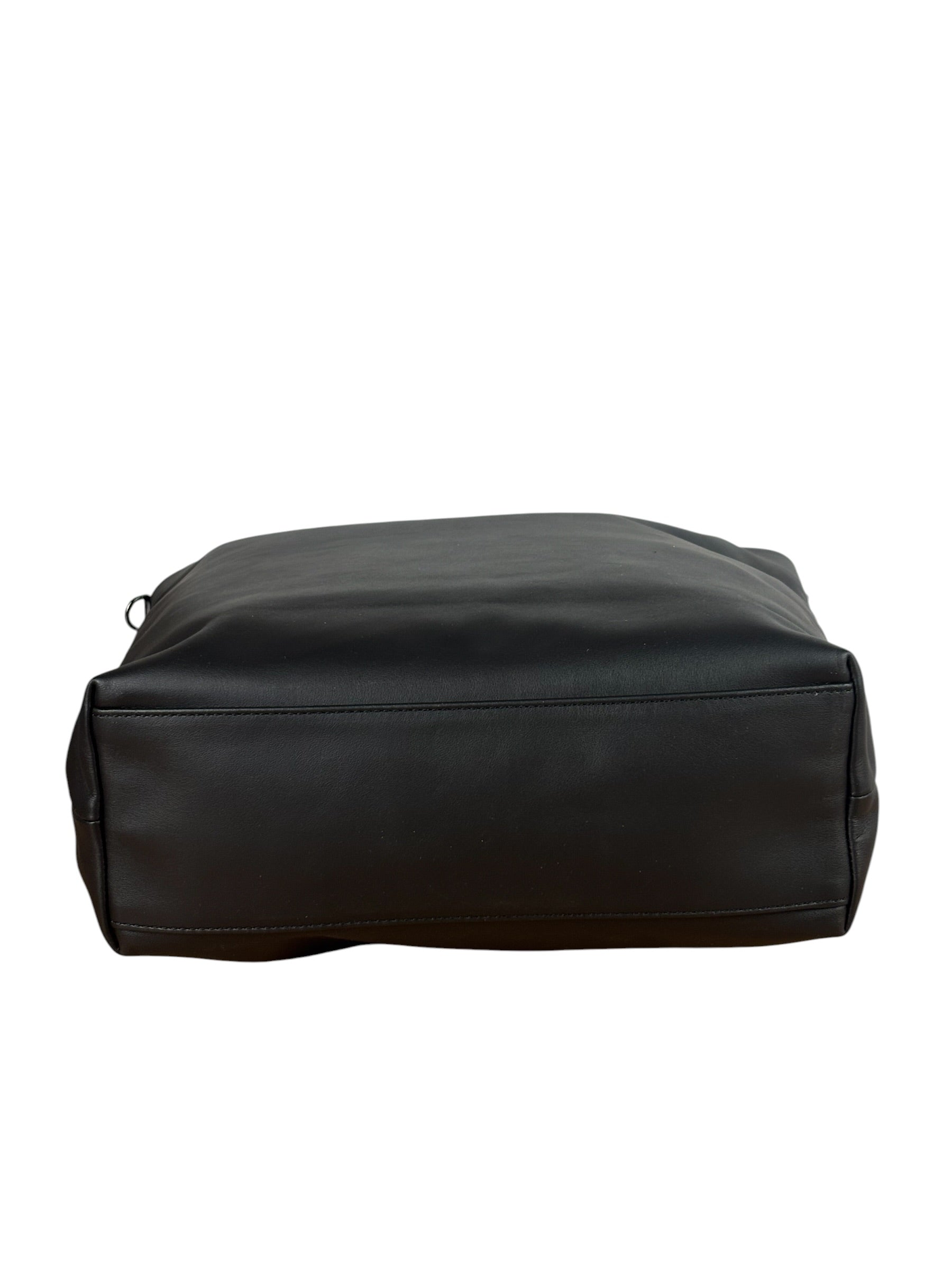 Longchamp Black Leather Le Pliage Xtra Medium Tote