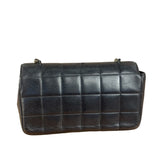 Chanel Black Lambskin Mini Chocolate Bar Flap Bag 2005