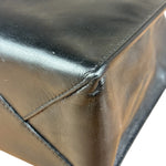 Balenciaga Black Leather papier A4 Tote Bag