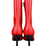 Balenciaga Red Anatomic Bootie