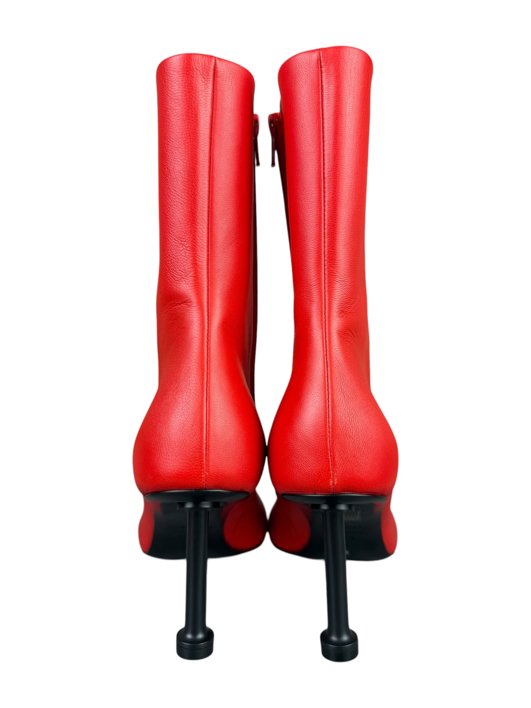 Balenciaga Red Anatomic Bootie
