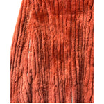 Fabio Mantegazza Vintage Orange Sheared Faux Fur Coat