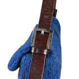 Fendi Vintage Blue Cashmere Baguette
