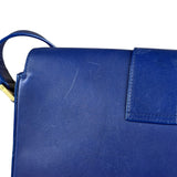 Saint Laurent Chyc Royal Blue Leather Crossbody