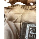 Saga Brown Mink Fur/Fox Fur Trim Coat