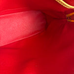 Celine Yellow Leather Dome 2Way Handbag