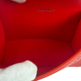 Balenciaga Red Leather Hourglass XS Rhinestones Two-Way Bag