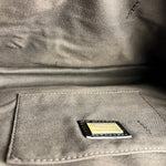 Fendi Black Patent Buckle Leather Shoulder Bag