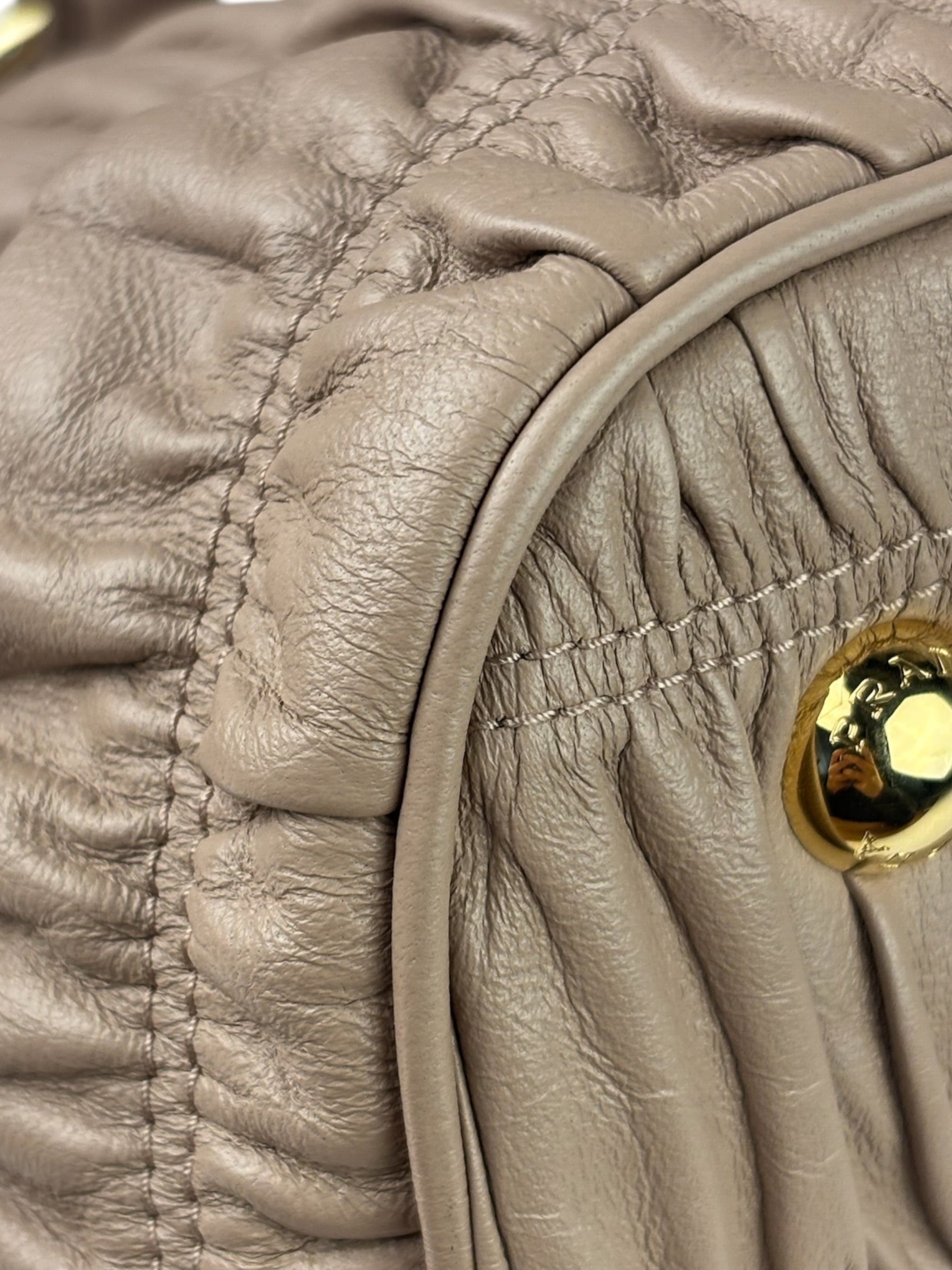Prada Blush Pink  Gaufre Nappa Leather Two-Way Bag