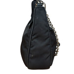 Prada Black Nylon Leather Trim Re-Edition 2005 Two-Way Bag