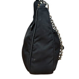 Prada Black Nylon Leather Trim Re-Edition 2005 Two-Way Bag