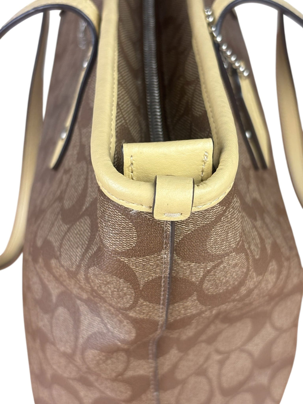 Coach Beige/Brown CC City Tote