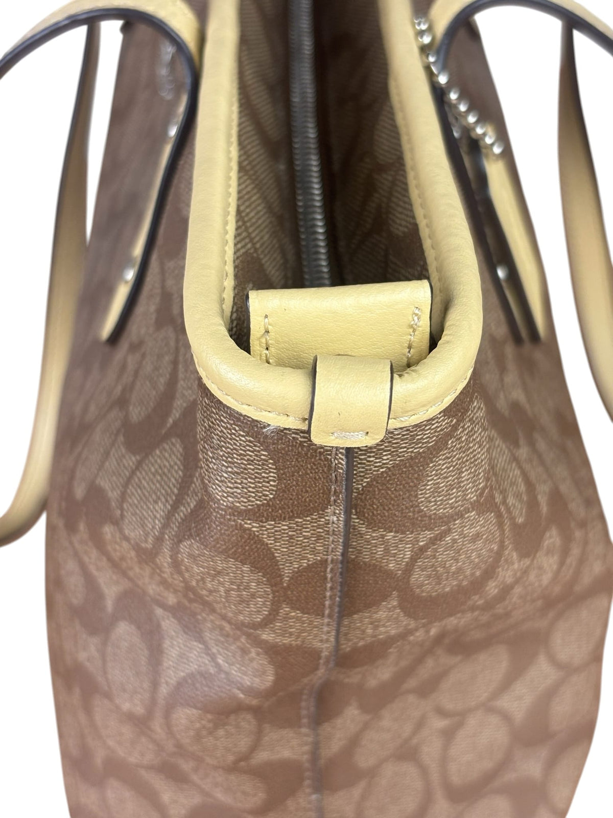 Coach Beige/Brown CC City Tote