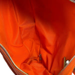 Chanel Orange Quilted Nylon Classic Jersey Camera Bag 2012