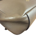 Coach Brown Pebbled Leather Large Hadley Tote