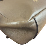 Coach Brown Pebbled Leather Large Hadley Tote