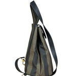 Fendi Vintage Pequin Stripped Sling Bag