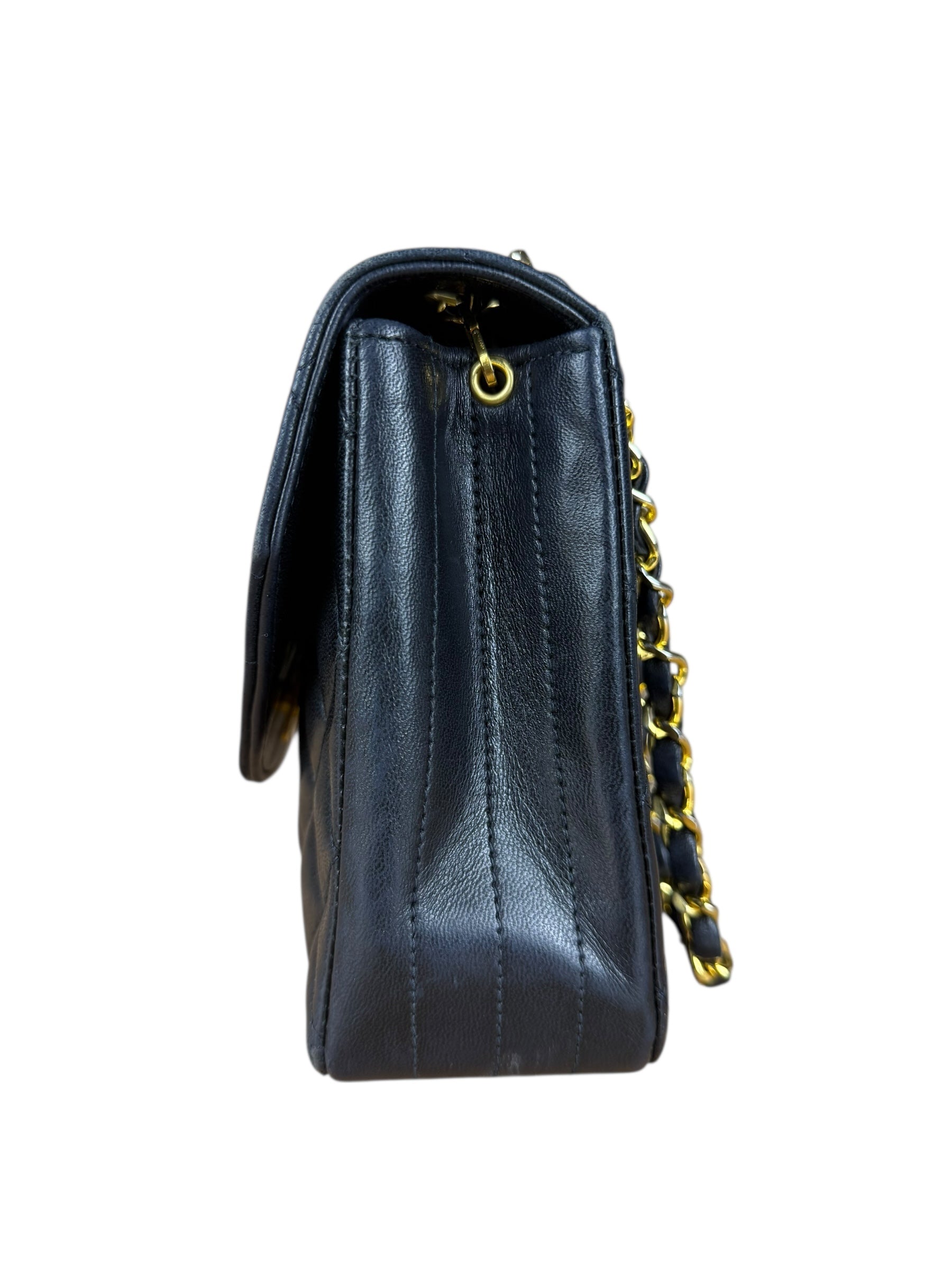 Chanel CC Black Classic Flap Bag 1988