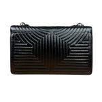 Chanel Black Leather Paris-Seoul Korean Garden Flap Bag 2015